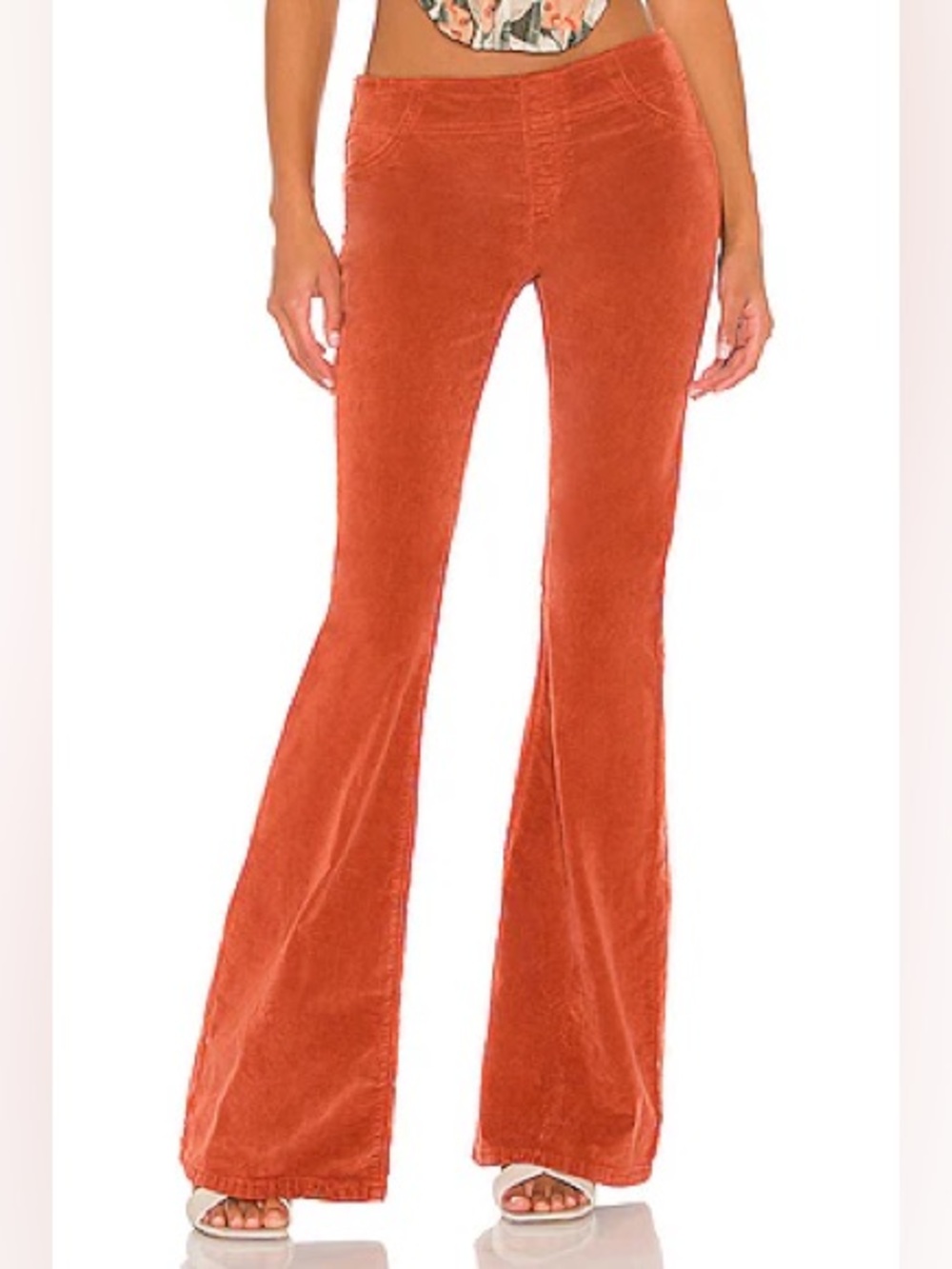 NWT Free People Pull-On Corduroy Flare Pants